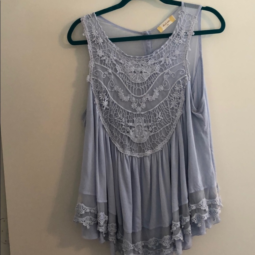 Baby blue tank Altar’d State